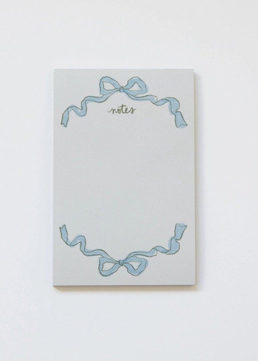 Carnet Bloc Notes Ruban Bleu Sumner Lane - Ex - voto