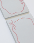 Carnet Bloc Notes Ruban Rose Sumner Lane - Ex - voto