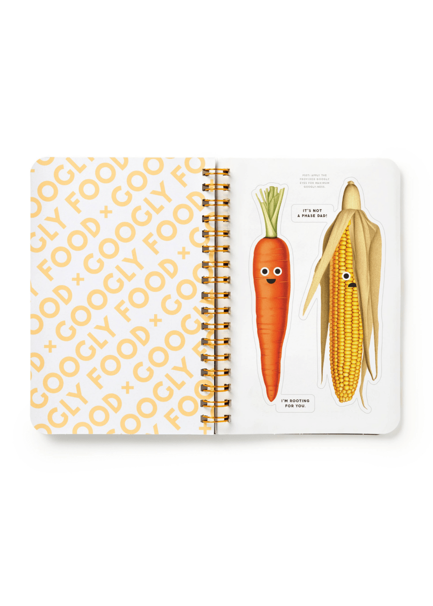 Carnet d&#39;Autocollants Googly Food Chronicle Books - Ex - voto
