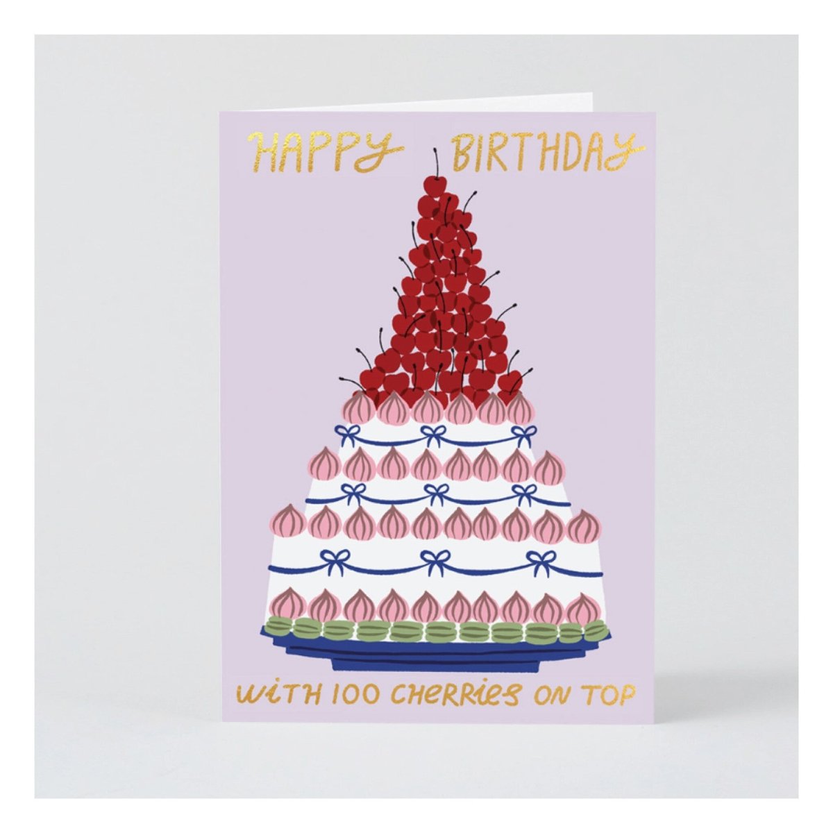 Carte de Souhaits 100 Cherries WRAP - Ex - voto