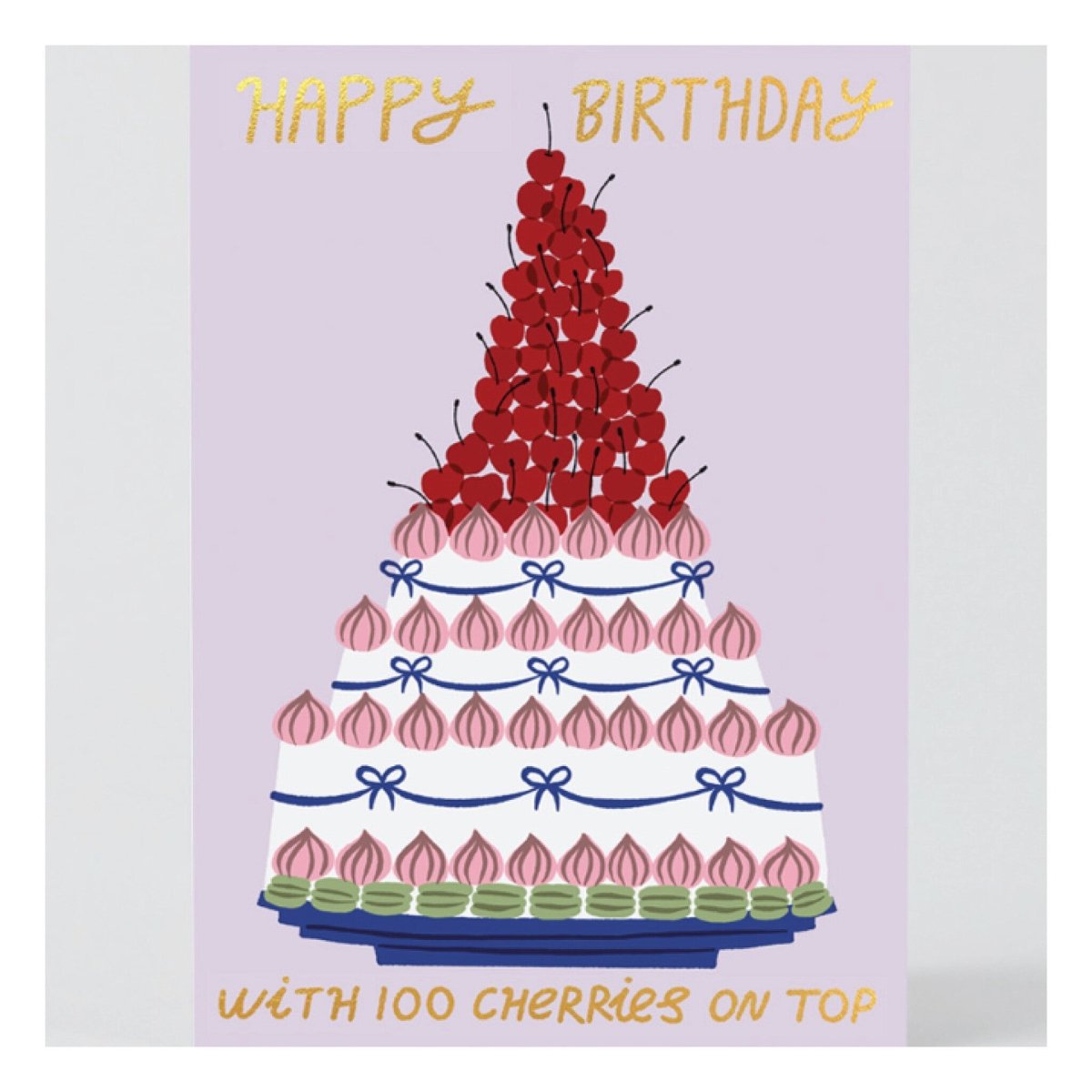 Carte de Souhaits 100 Cherries WRAP - Ex - voto
