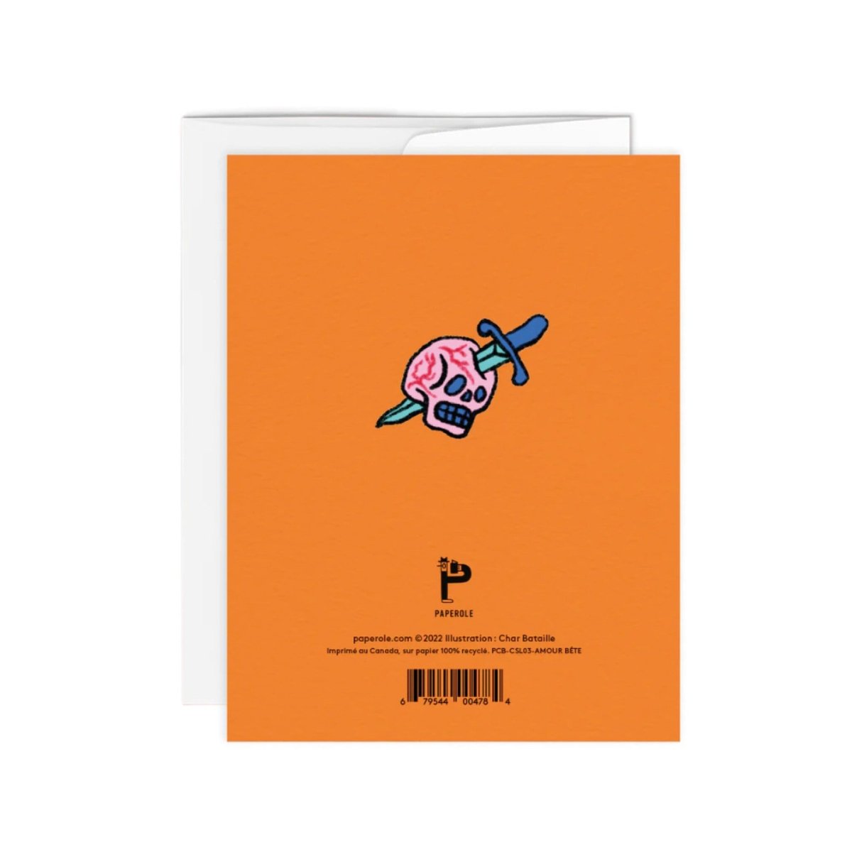 Carte de Souhaits Amour Bête Paperole - Ex - voto