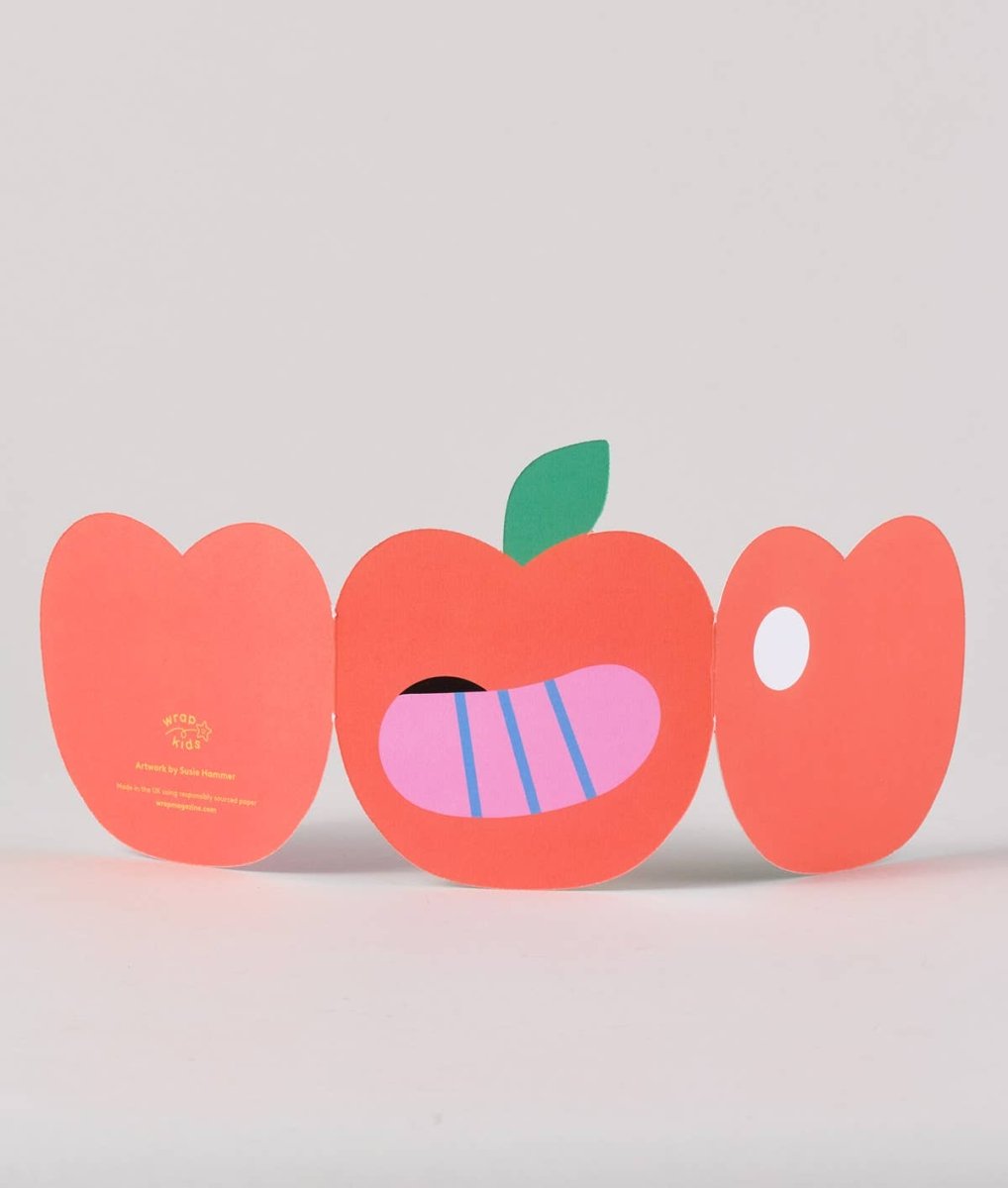 Carte de souhaits Apple Fold Out WRAP - Ex - voto
