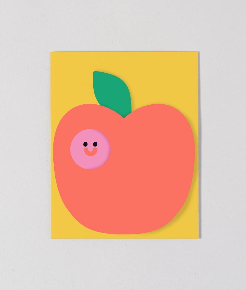 Carte de souhaits Apple Fold Out WRAP - Ex - voto