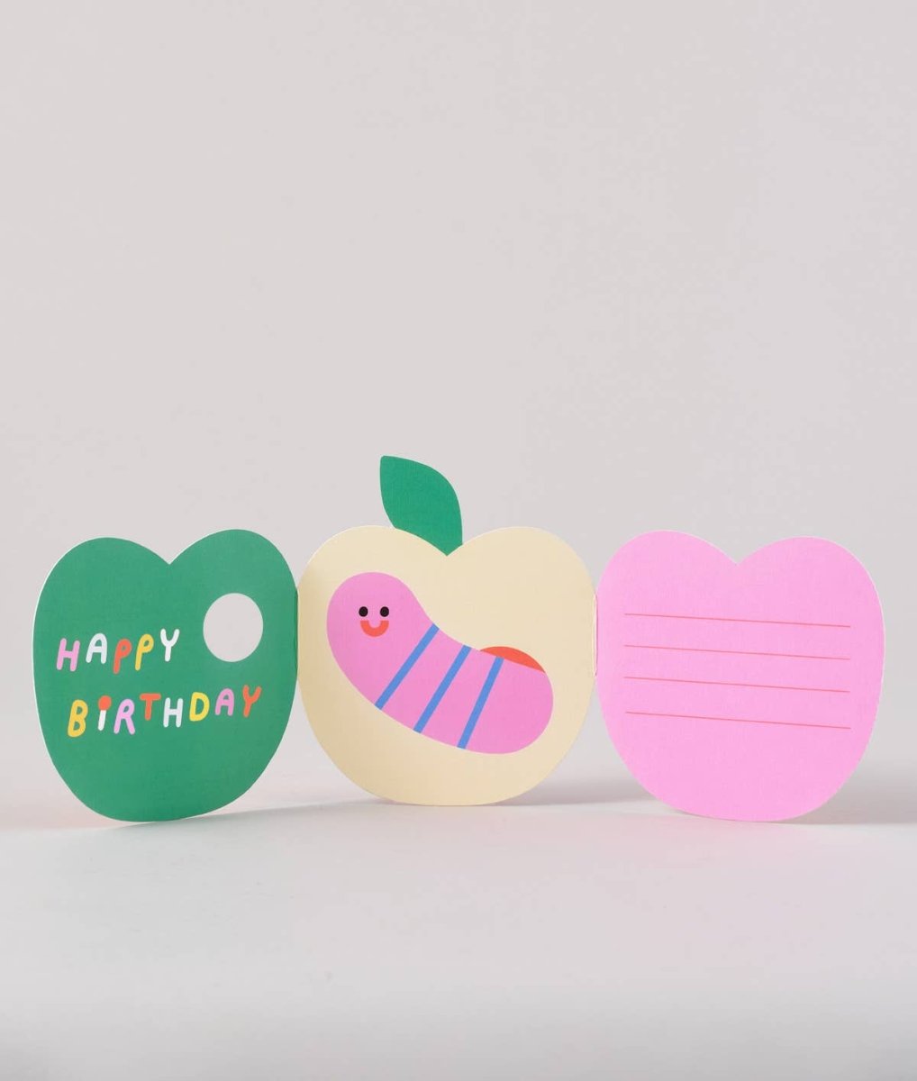 Carte de souhaits Apple Fold Out WRAP - Ex - voto