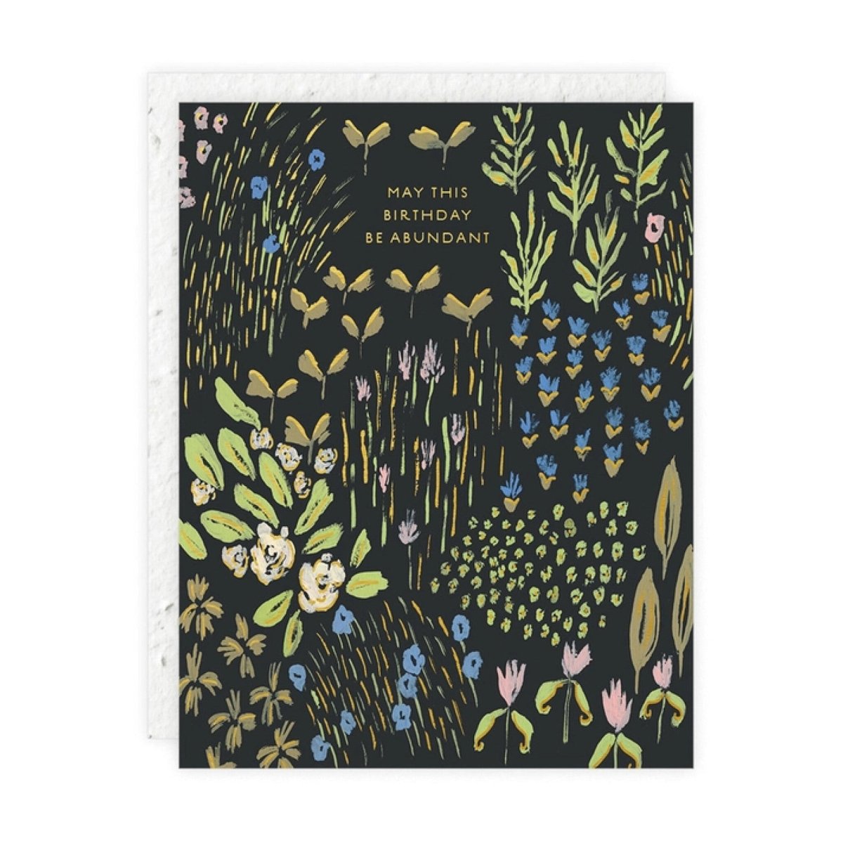 Carte de Souhaits Birthday Abundance Seedlings - Ex - voto