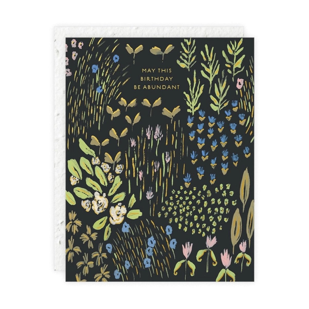 Carte de Souhaits Birthday Abundance Seedlings - Ex - voto