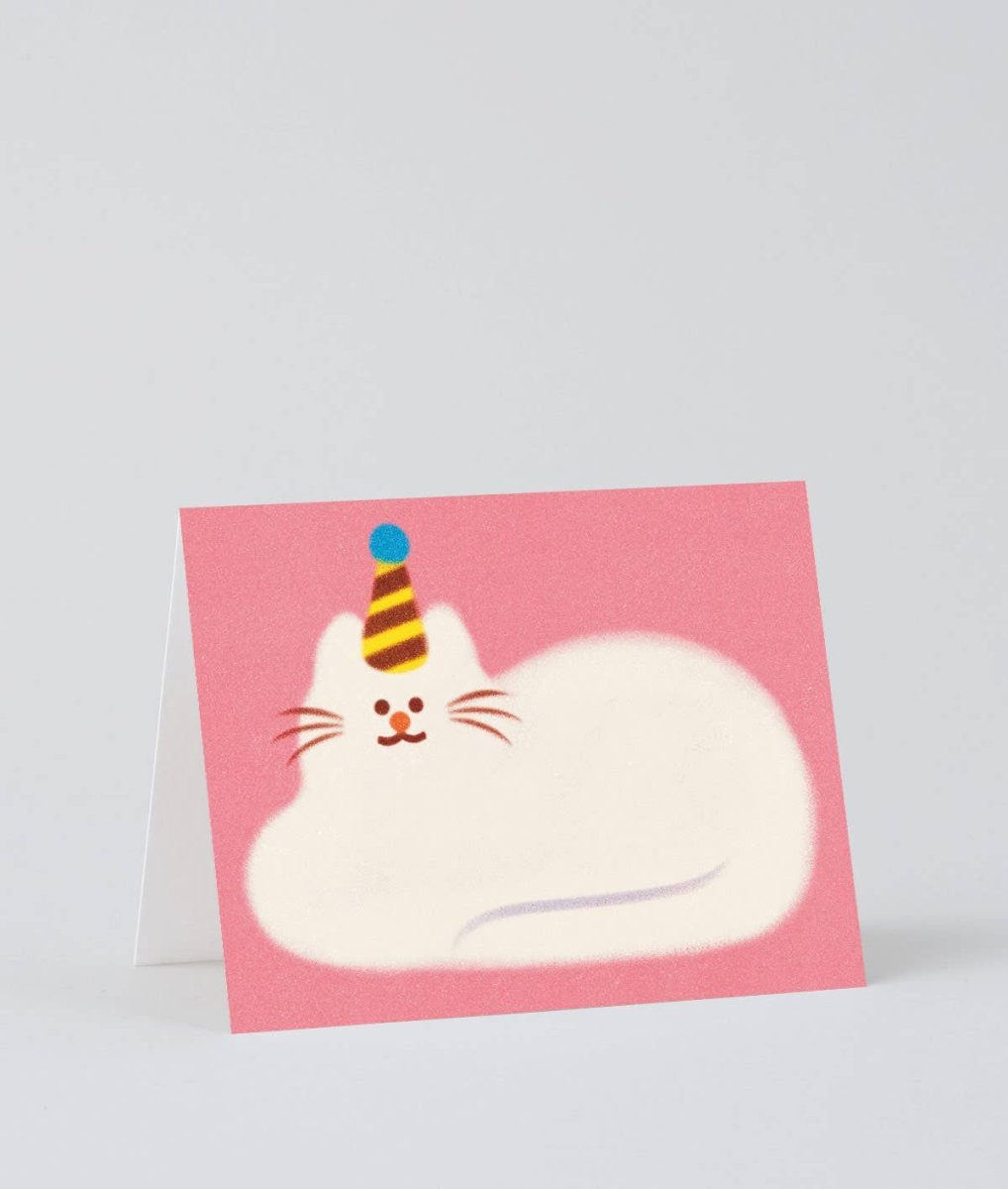 Carte de souhaits Birthday Cat WRAP - Ex-voto