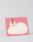 Carte de souhaits Birthday Cat WRAP - Ex-voto