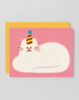 Carte de souhaits Birthday Cat WRAP - Ex-voto