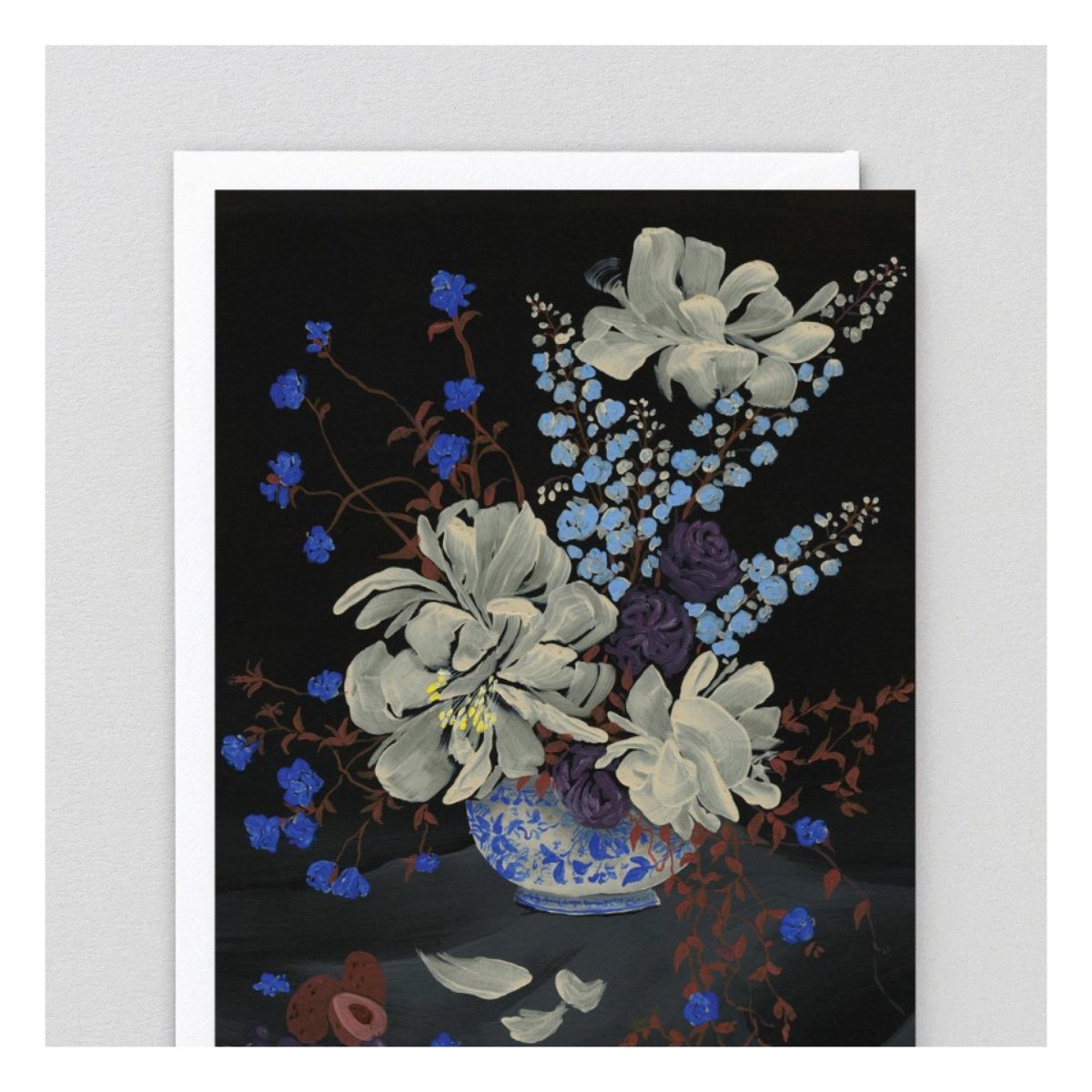 Carte de Souhaits Blue Bouquet WRAP - Ex - voto