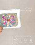 Carte de Souhaits Butterfly In a Sweater Seedlings - Ex - voto