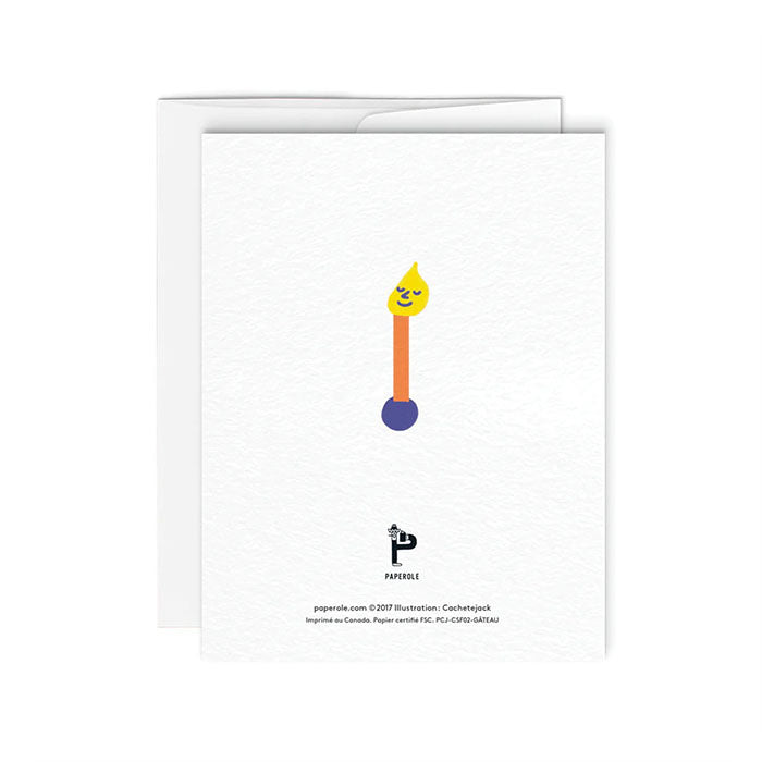 Carte de Souhaits Cake Paperole HB - Ex - voto