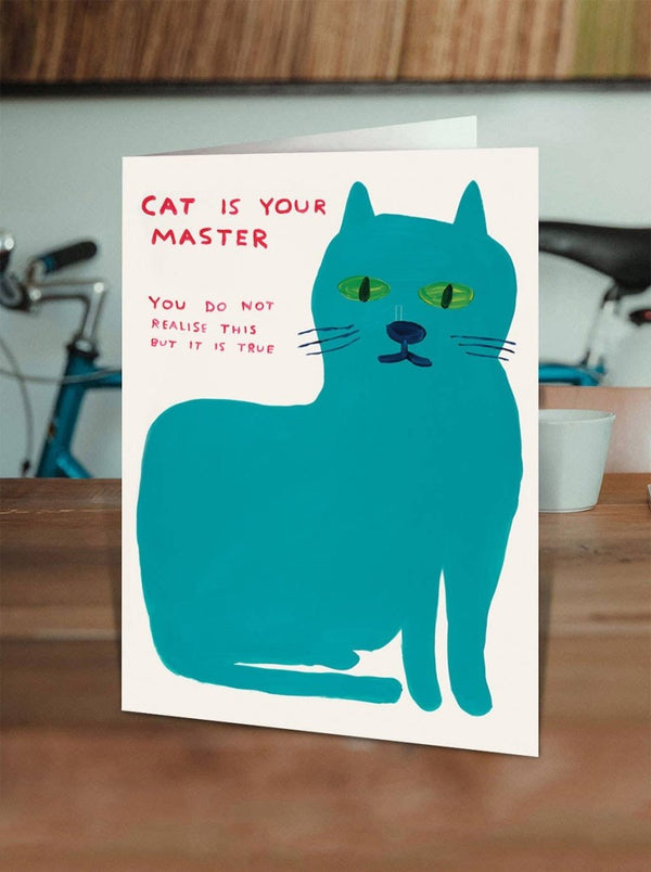 Carte de Souhaits Cat Master D. Shrigley - Ex-voto