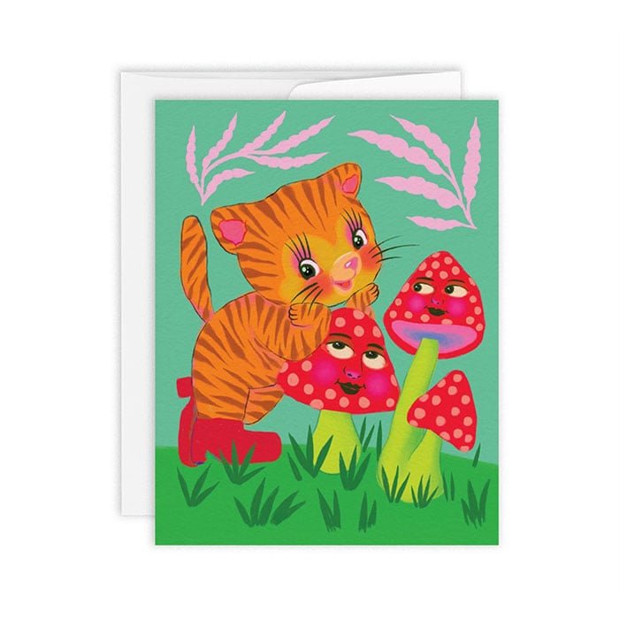 Carte de Souhaits Champignon Paperole - Ex - voto