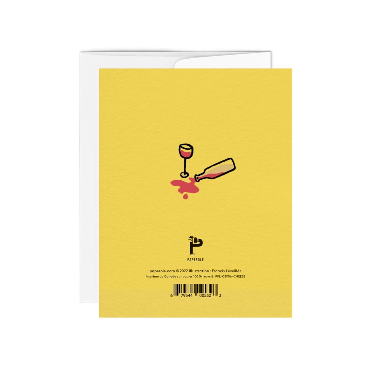 Carte de Souhaits Cheese Paperole - Ex - voto