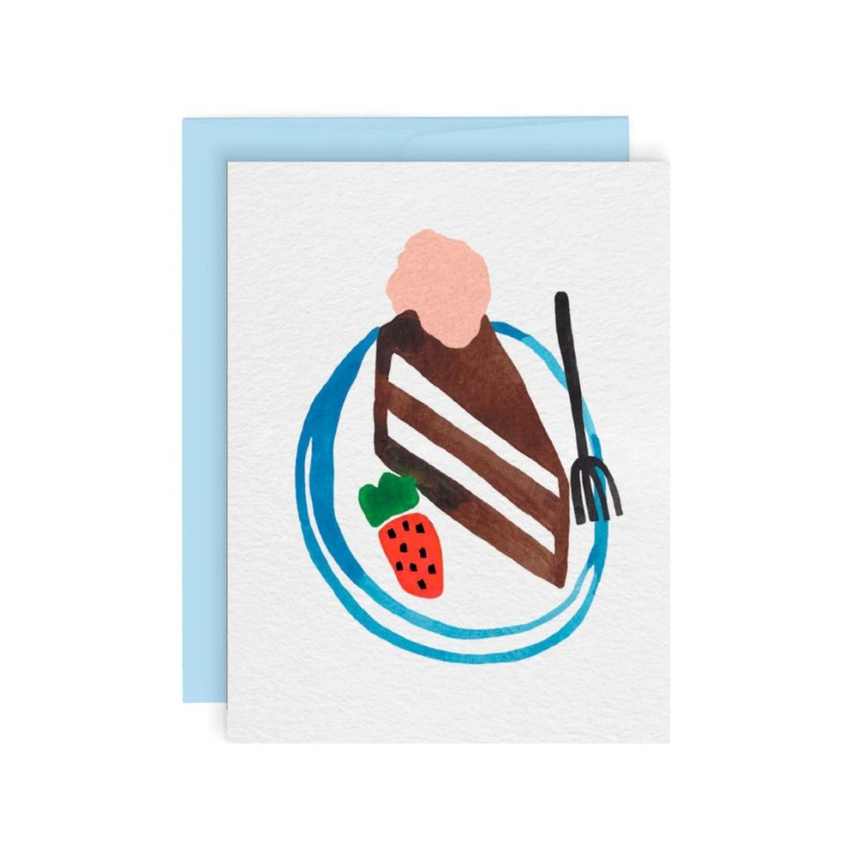 Carte de Souhaits Choco Cake Paperole - Ex - voto