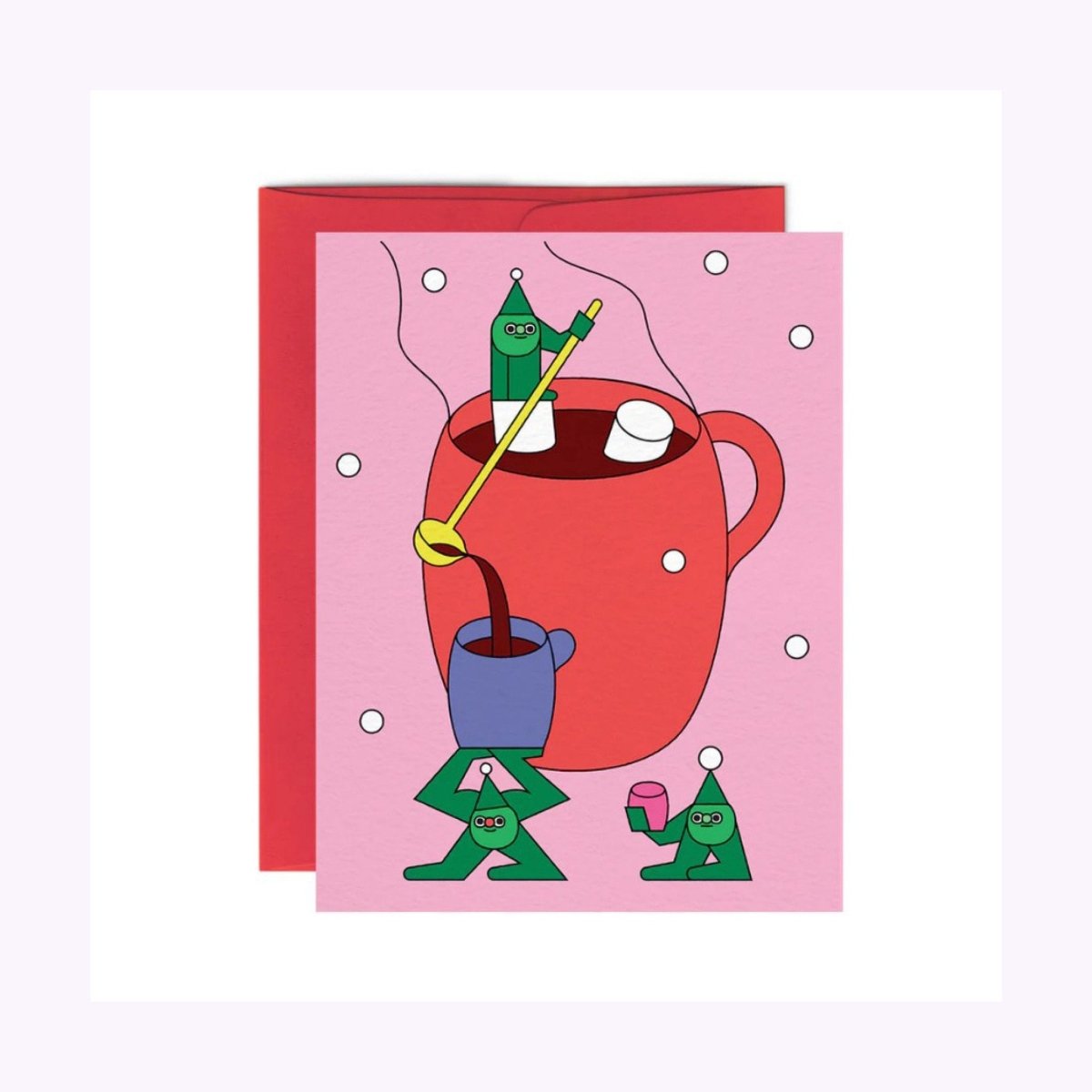 Carte de Souhaits Chocolat Chaud Paperole - Ex - voto