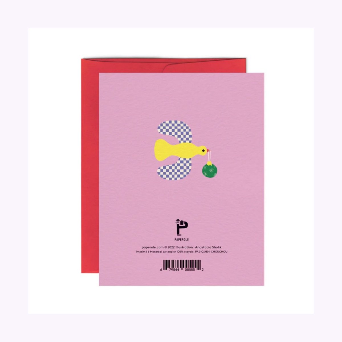 Carte de Souhaits Chouchou Paperole - Ex - voto