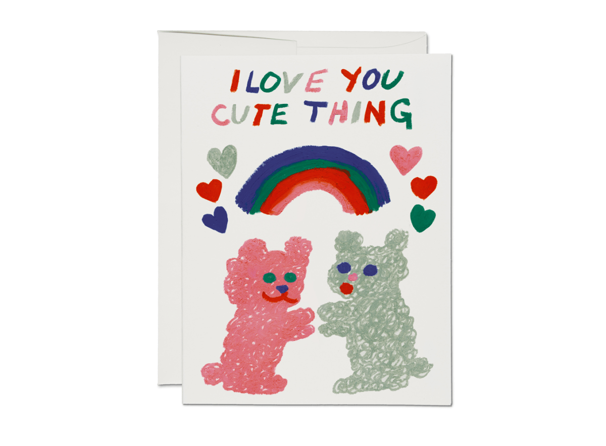 Carte de Souhaits Cute Thing love Red Cap Cards - Ex-voto
