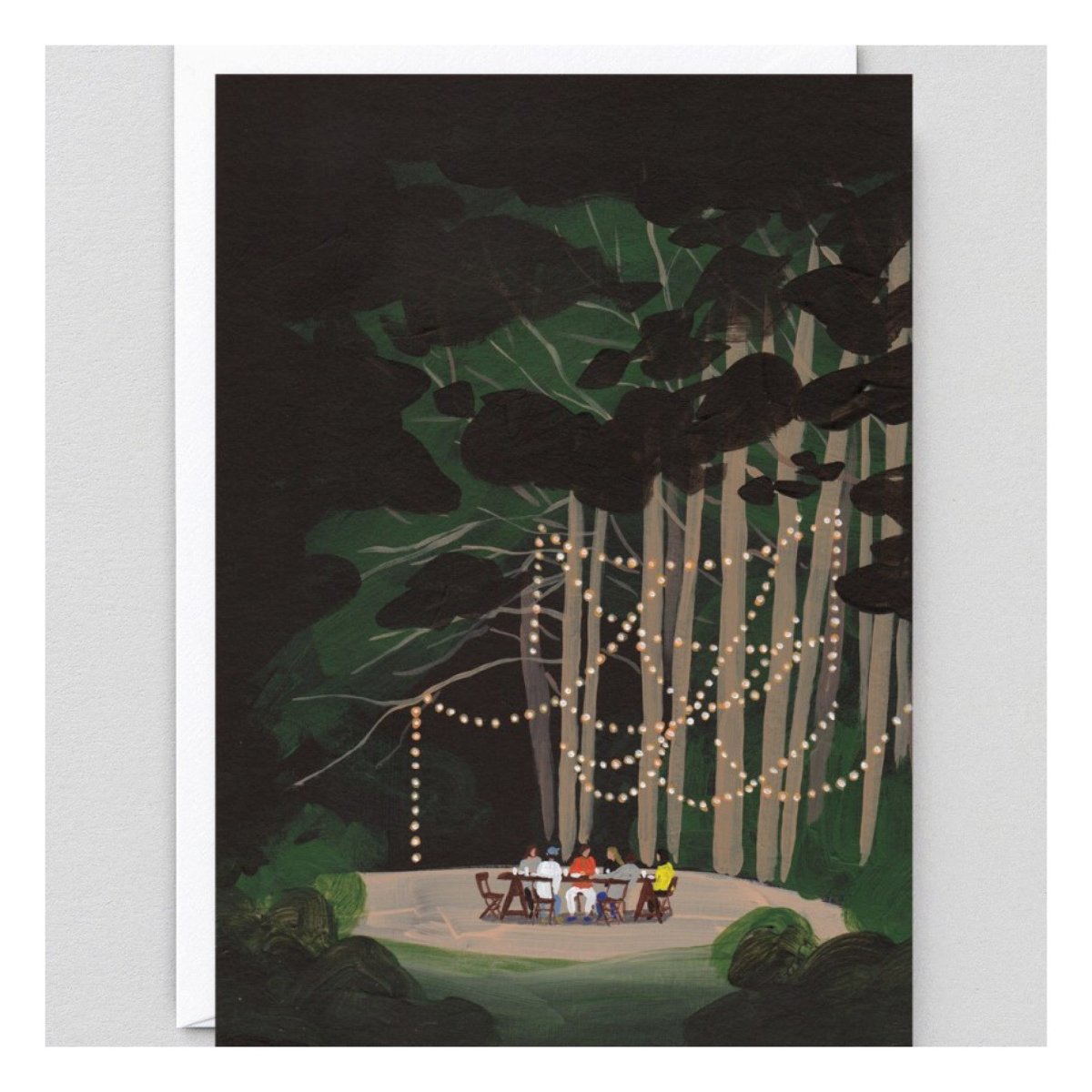 Carte de Souhaits Dinner in the Forest WRAP - Ex - voto