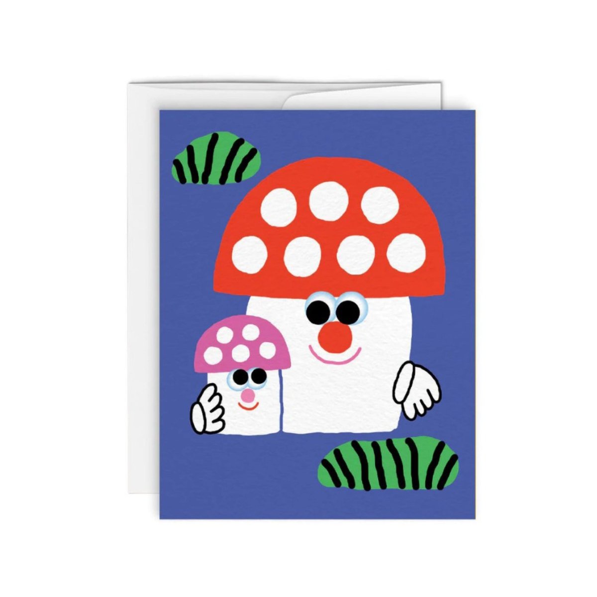 Carte de Souhaits Famille de Champignons Paperole - Ex - voto