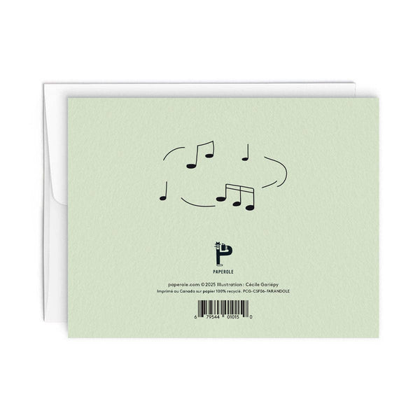 Carte de Souhaits Farandole Paperole - Ex-voto