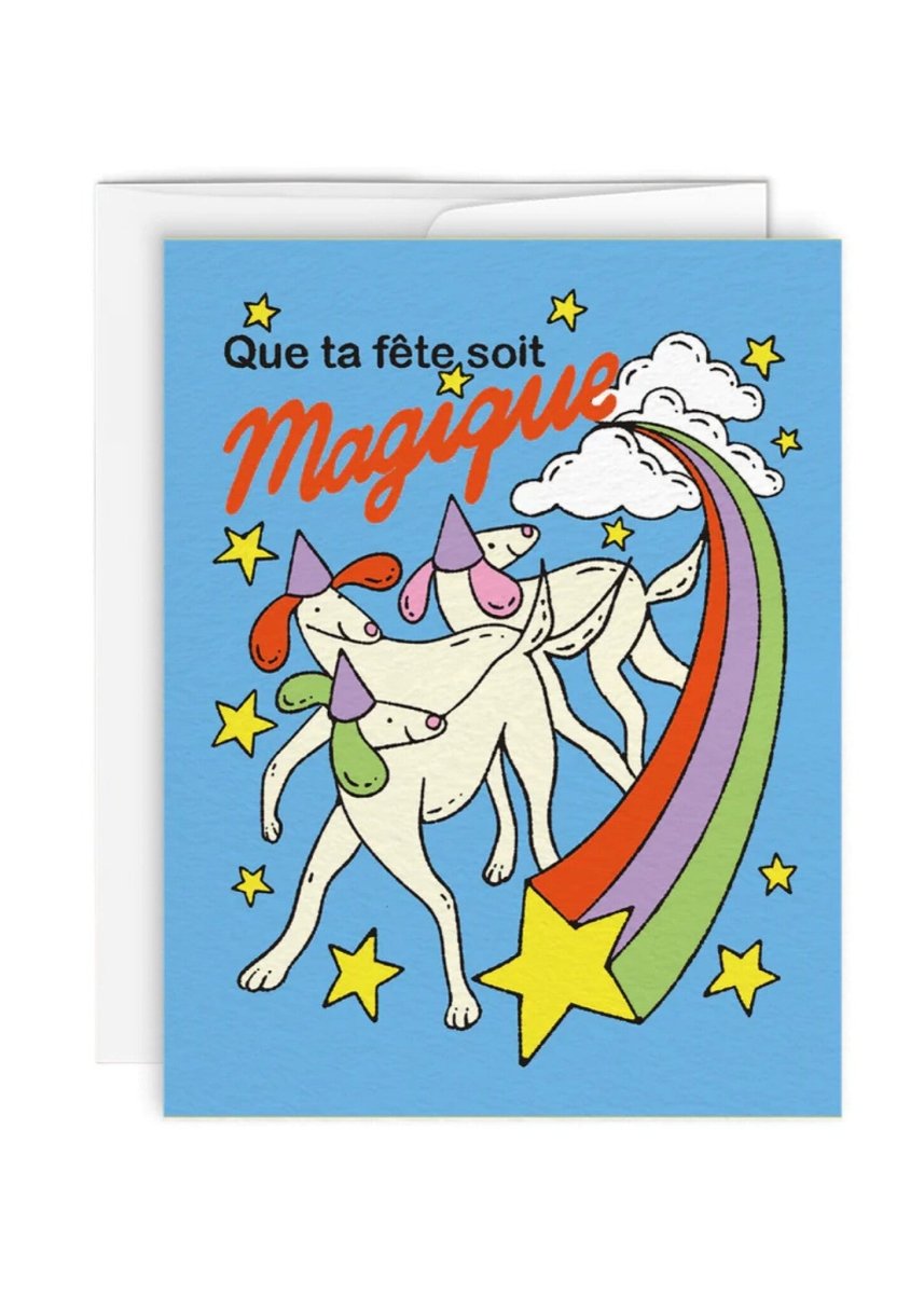 Carte de Souhaits Fête Magique Paperole - Ex - voto