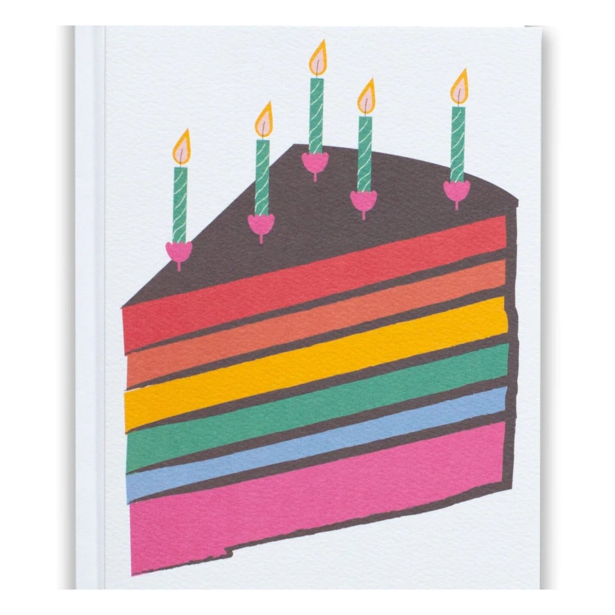 Carte de Souhaits Gateau Arc - en - ciel Banquet Atelier - Ex - voto