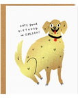 Carte de Souhaits Golden Birthday Badger & Burke - Ex - voto