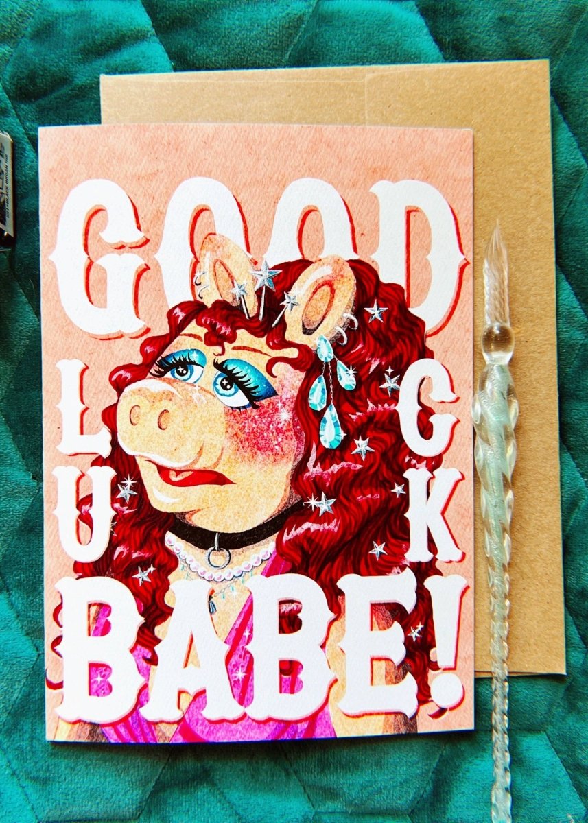 Carte de Souhaits Good Luck Babe! in You Chaos Magic Studio - Ex - voto