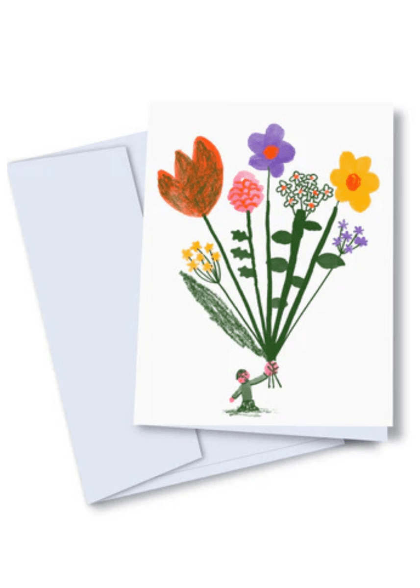 Carte de Souhaits Gros Bouquet TOUTE - Ex - voto