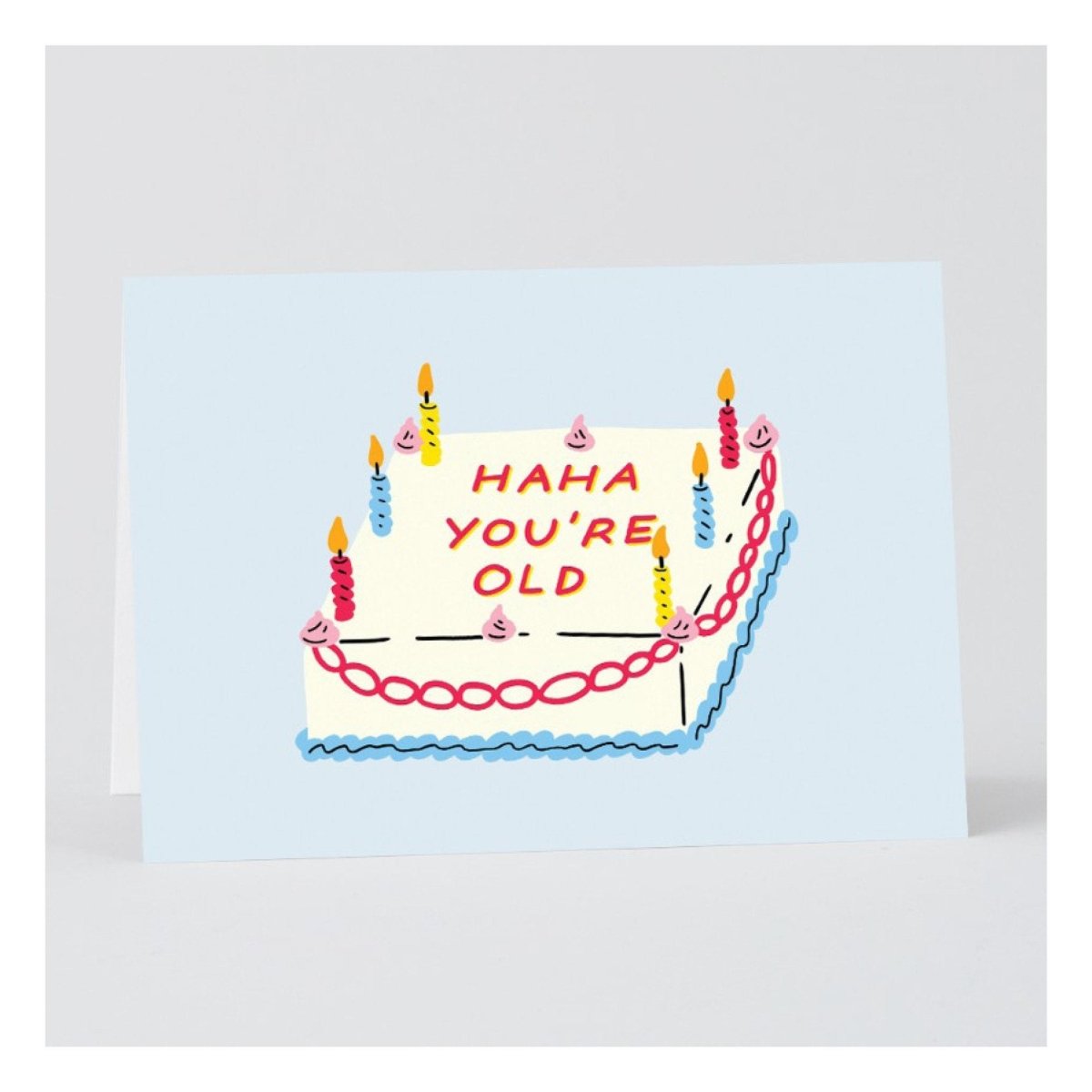 Carte de Souhaits HAHA Cake WRAP - Ex - voto