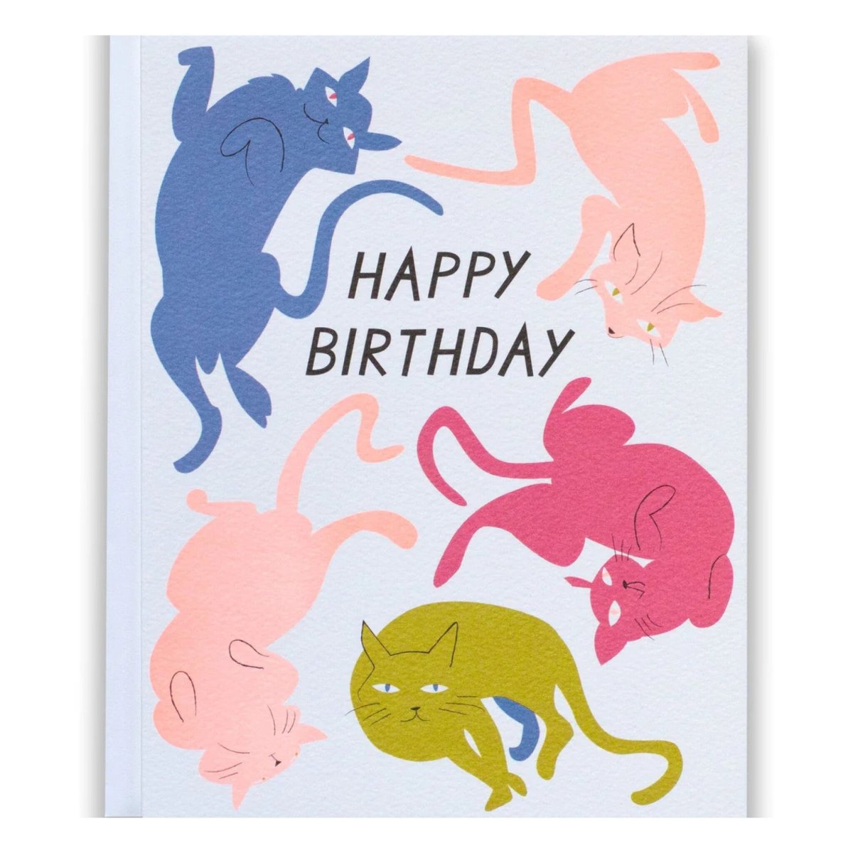 Carte de Souhaits Happy Birthday Cats Banquet Atelier - Ex - voto