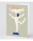 Carte de Souhaits Happy Birthday Statue WRAP - Ex - voto