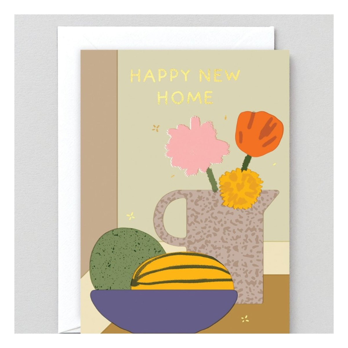 Carte de Souhaits Happy New Home WRAP - Ex - voto
