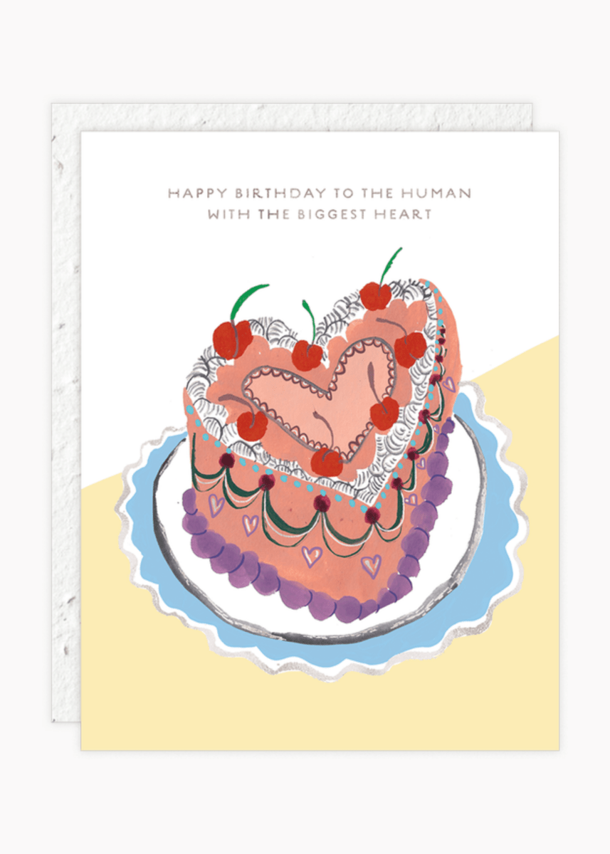 Carte de Souhaits Heart Shaped Cake Seedlings - Ex - voto