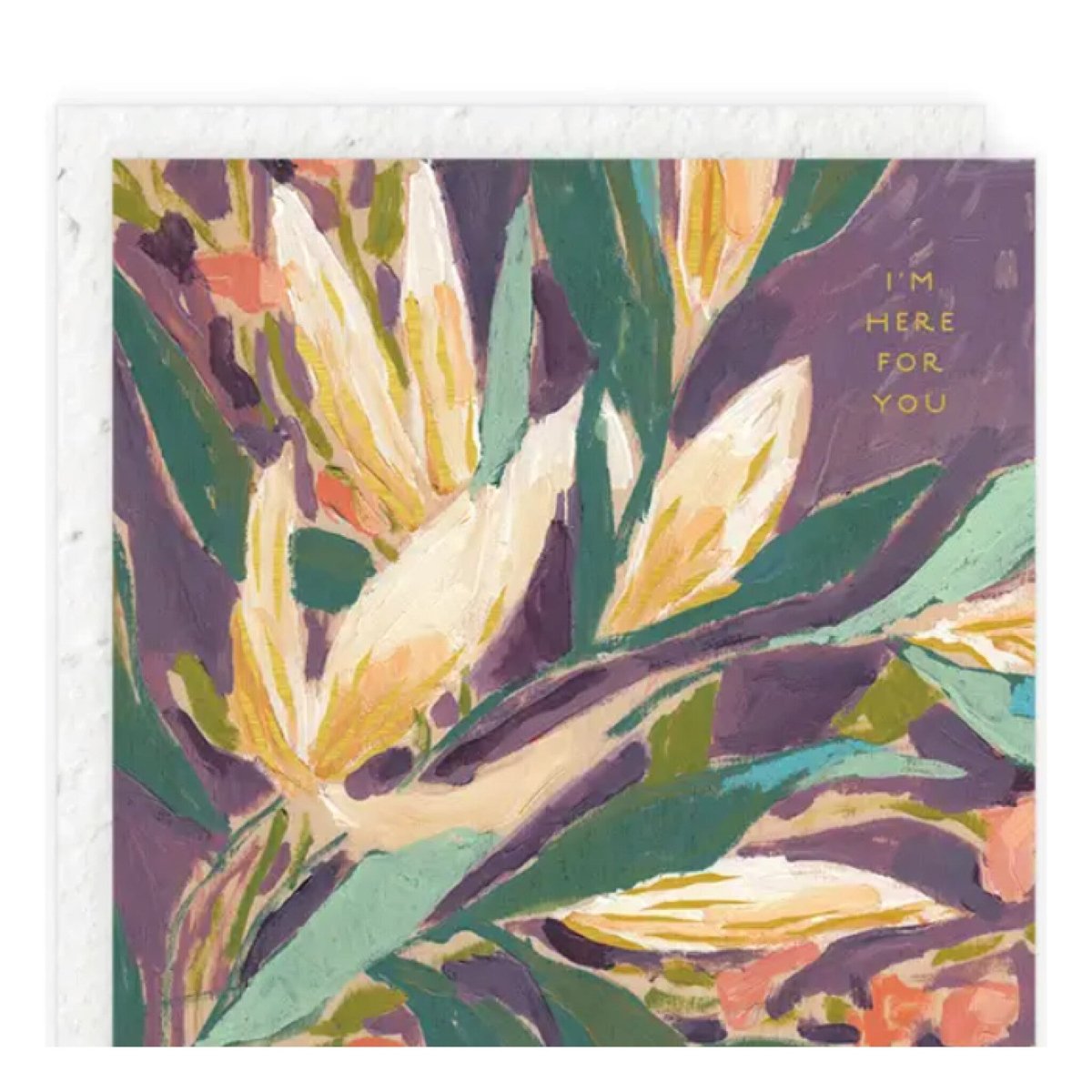 Carte de Souhaits Here For Your Sympathy Seedlings - Ex - voto