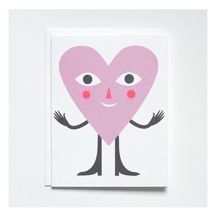 Carte de Souhaits Hugging Heart Banquet Atelier - Ex - voto