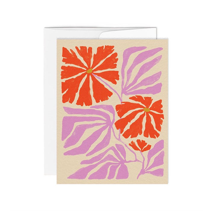 Carte de Souhaits Jardin Anglais Paperole - Ex - voto