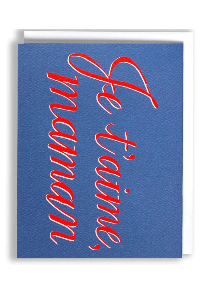 Carte de Souhaits Je t'aime Maman Banquet Atelier - Ex - voto