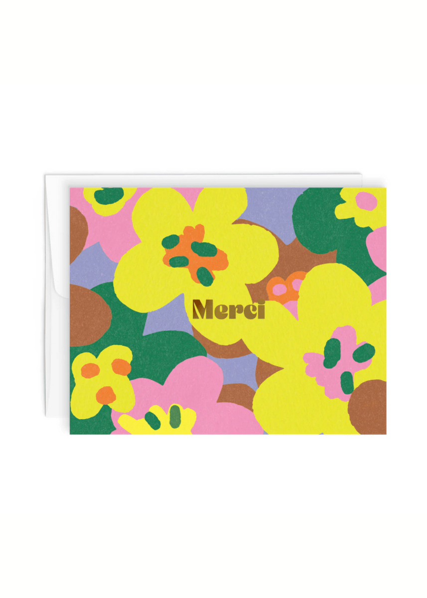Carte de Souhaits Jolies Fleurs Paperole - Ex - voto