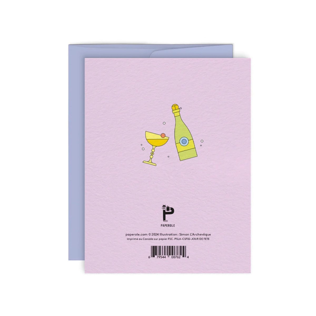 Carte de Souhaits Jour de Fête Paperole - Ex - voto