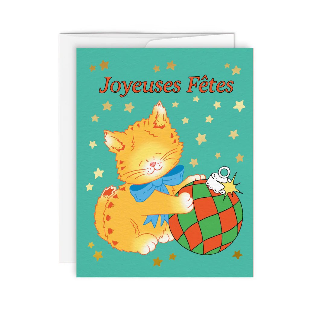 Carte de Souhaits Joyeux Minou Paperole - Ex - voto