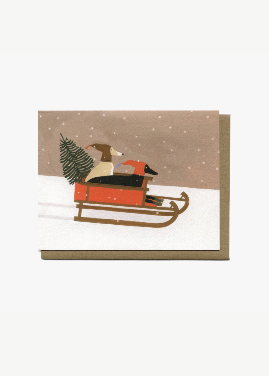 Carte de Souhaits La Luge The Yelena Bryksenkova - Ex - voto