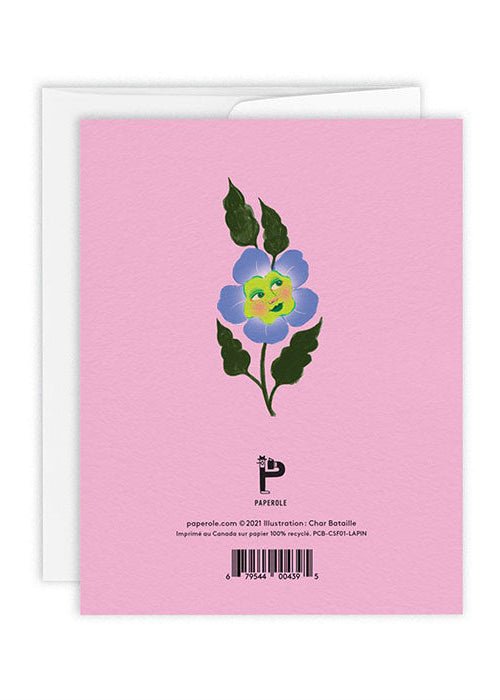 Carte de Souhaits Lapin Paperole - Ex - voto