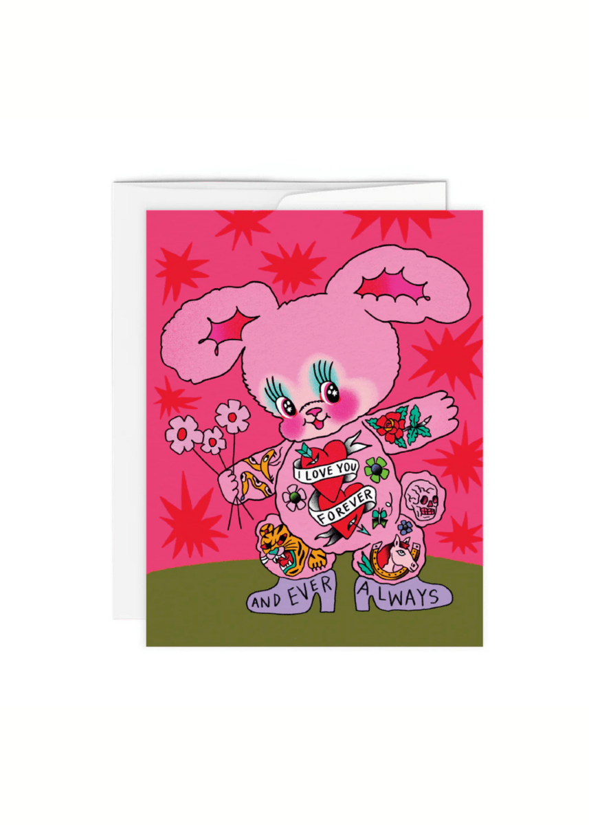 Carte de Souhaits Love Forever Paperole - Ex - voto