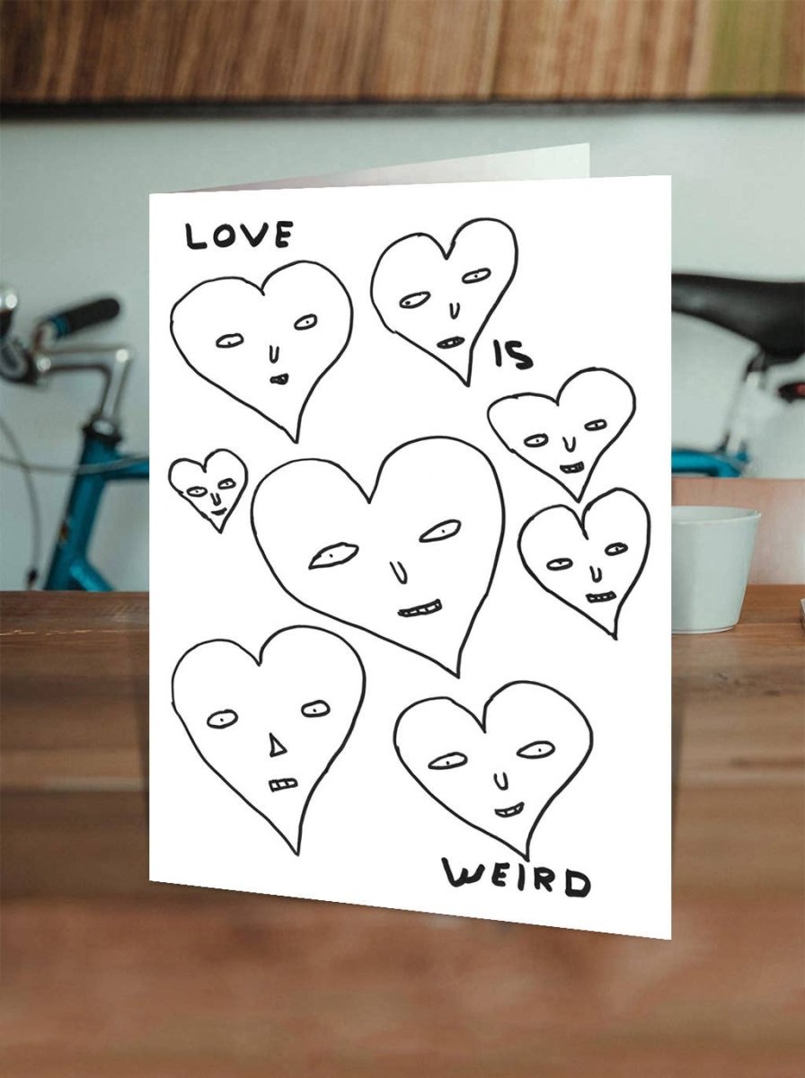 Carte de Souhaits Love Is Weird D.Shrigley - Ex - voto