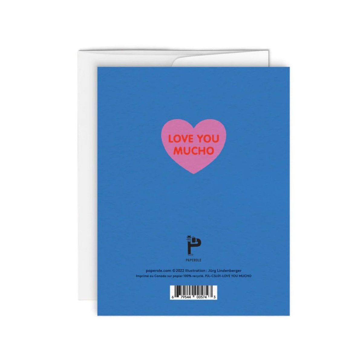 Carte de Souhaits Love You Mucho Paperole - Ex - voto