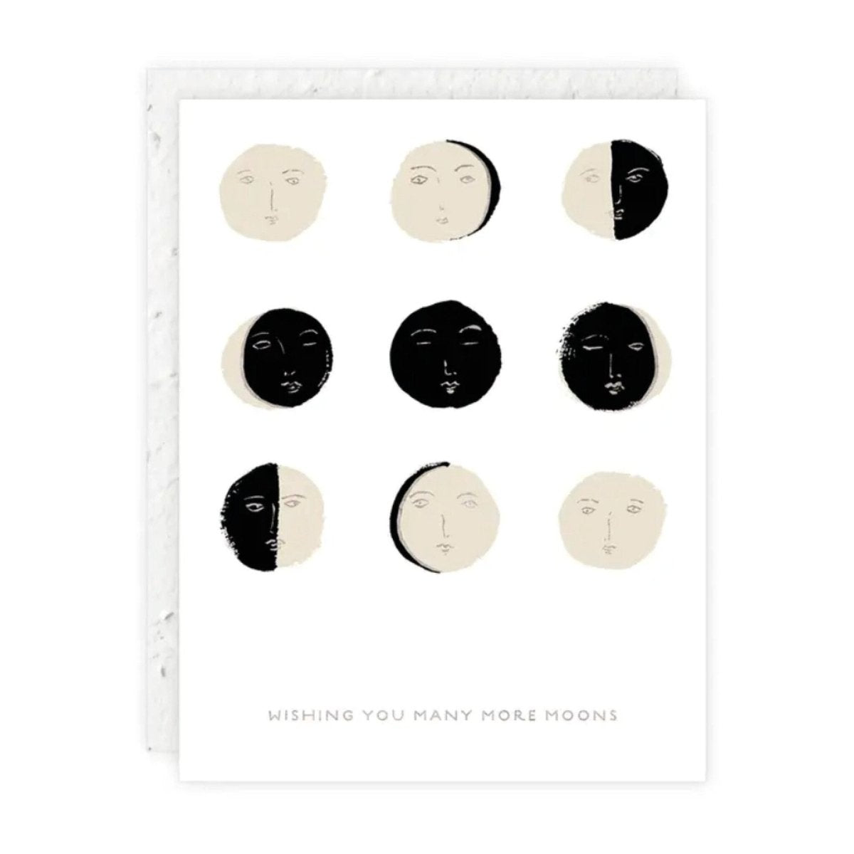 Carte de Souhaits Many Moons Seedlings - Ex - voto